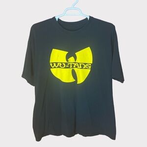 Band Y2K Wu Tang Band T-shirt Mens 2XL Rap HipHop Casual Logo Streetwear Music